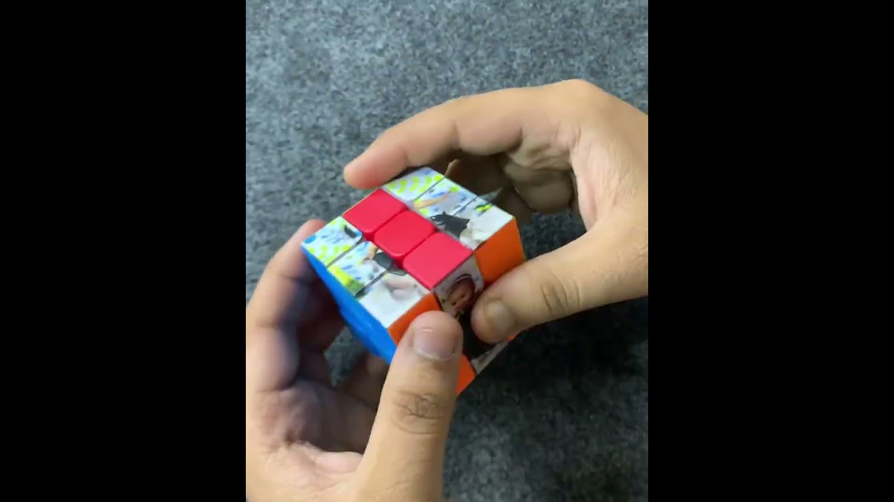 Customized Photo Rubik's Cube (White Base) | Unique Puzzle Gift by Reva Enterprise