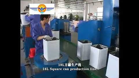 10 25L semiauto square tin can line