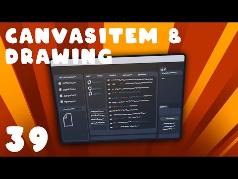 CanvasItem & Drawing in | Godot Basics Tutorial | Ep 39