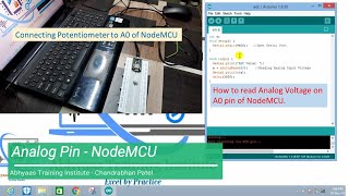 #5 - Analog Voltage on ADC Pin of NodeMCU | Analog Pin (ADC) of NodeMCU | A0 pin of NodeMCU