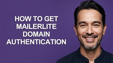 How to Get Mailerlite Domain Authentication - KevinHowTo