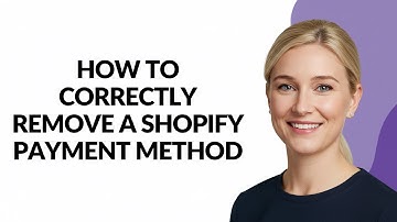 HOW TO CORRECTLY REMOVE A SHOPIFY PAYMENT METHOD - Julia