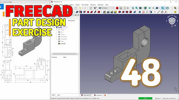 Exercise 48 FreeCAD Part Design Tutorial Guide For Beginner