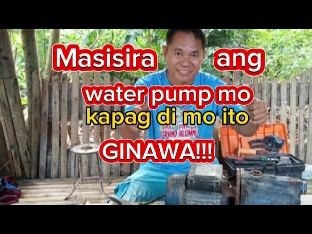 Step by step na paraan ng pagpalit ng bearing ng motor ng water pump. class=