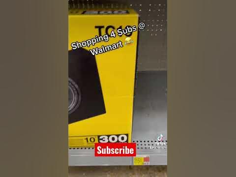 WALMART SUBWOOFERS In a Nutshell 😂 #subwoofers - YouTube