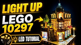 Transform Your Lego Set 10297 Boutique Hotel With Bevins Bricks Light Kit Installation