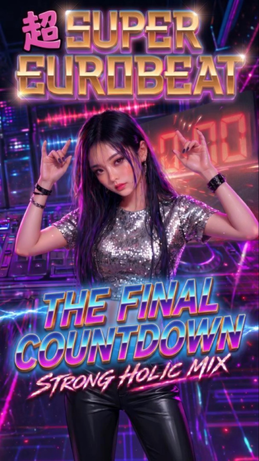AIでパラパラ踊ってみた】THE FINAL COUNTDOWN🔥 超SUPER EUROBEAT