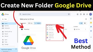 how to make folder in google drive | how to create folder in google drive