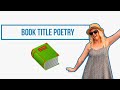 Book Title Poetry Quiz