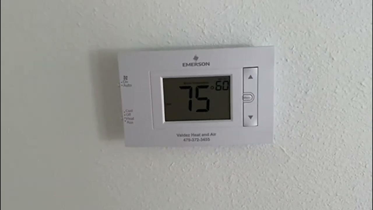 Thermostat conventionnel Emerson 1F83C 11NP, non programmable YouTube