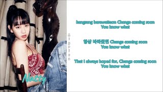 KISS OF LIFE - Sugarcoat (NATTY Solo) (Rom-Han-Eng Lyrics)