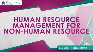 Human Resource Management for Non Human Resource | ASL Training & Consultancy Sdn Bhd screenshot 4