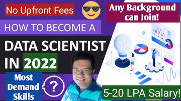 Become a Data Analyst / Data Scientist - Get Job of 5LPA - Pay Post Placement | Full Stack Developer