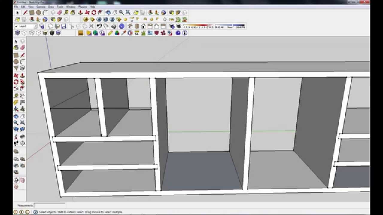 Furniture design in google sketchup 8, part 1 | เนื้อหาgoogle sketchup