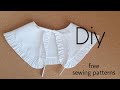 DIY | Do-it-yourself collar according to a free pattern