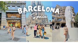 Exploring Barcelona With My Indian Family | Spain Trip | Indian Family In Barcelona Spain | Europe