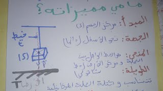 **الثقل** قوة جذب الأرض للأجسام_ الظواهر الميكانيكية_فيزياء 4 متوسط