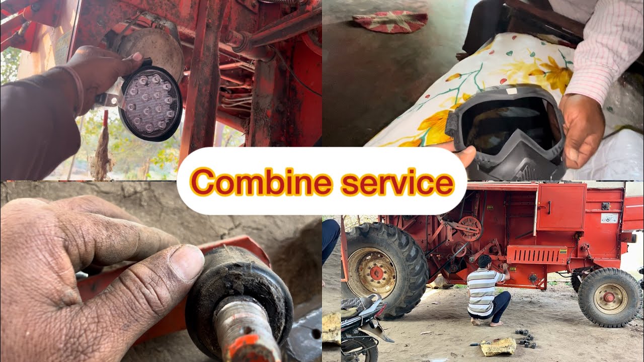 Combine Service | Led Lights | Face Mask | Service 38/365 Day Vlog Challenge 