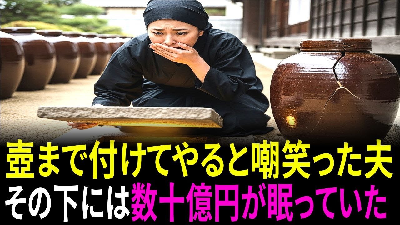 離婚の慰謝料でもらった築百二十年の古屋敷、ひび割れた味噌樽の下から地下空間を発見するが…