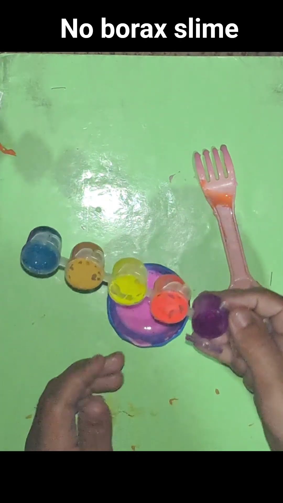 let's make no borax slime . - YouTube