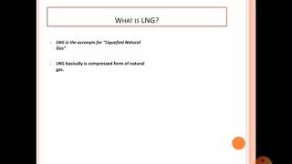 LNG Value Chain(19BPE153)