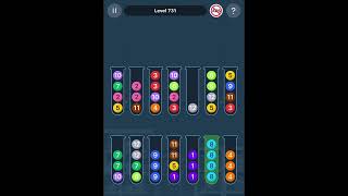 Level 731 Candy Sort Impulse Color Blind Mode