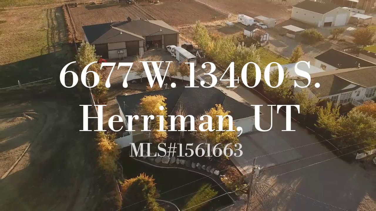 Just Listed! 1 acre Horse Property in Herriman YouTube