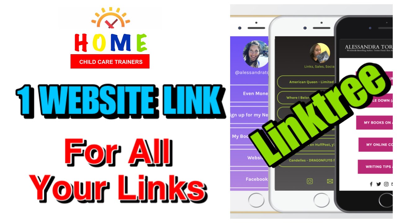 CREATE 1 WEBSITE LINK FOR ALL YOUR SOCIAL/WEBSITE LINKS