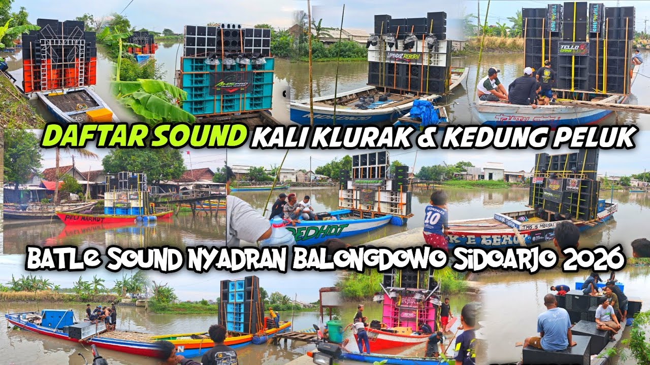 DAFTAR SOUND pengendali Air Nyadran Balongdowo Sidoarjo 2026 Bagian Timur,,Diisi dg Sound