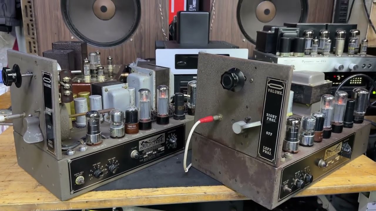 Винтажный усилитель Western (отремонтирован и протестирован перед отправкой клиенту). Пожалуйста,...