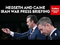 BREAKING NEWS: Hegseth, Caine Lay Out Objectives For Iran War, Take Reporters' Questions At Pentagon Mp3 Song