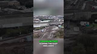 Incredible Train Crossroads  East Coast Main Line Meets! #newark #Crossing #fyp