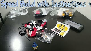 Speed build of Lego City 60289: Airshow Jet Transporter