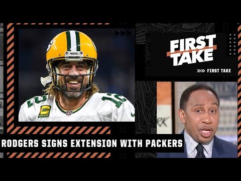 Aaron Rodgers agrees to a 4-year/0M deal with the Packers 💰 | First Take