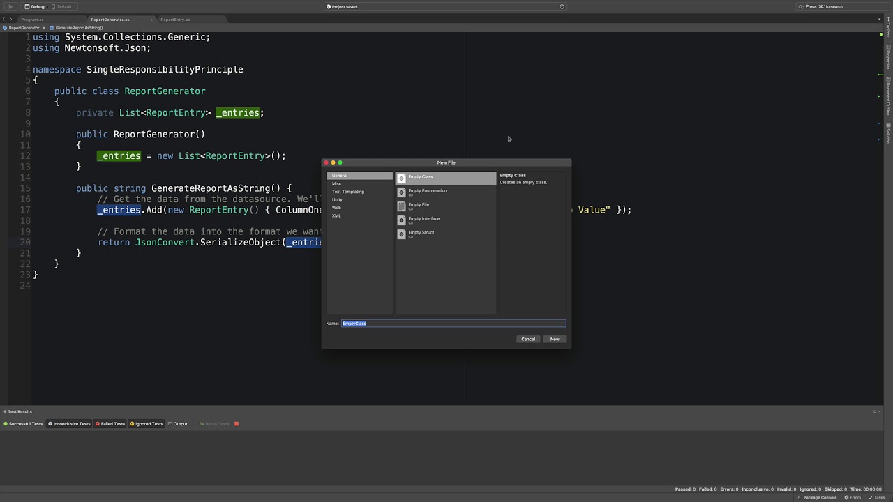 SOLID Principles in C# - Single Responsibility Principle - YouTube