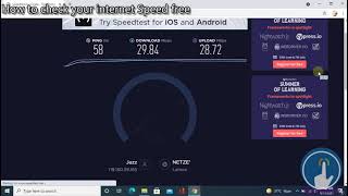 How to check your internet Speed for free || online internet speed test || Ping Test screenshot 5