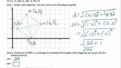 Geometry: Conditions for Special Parallelograms Help Video