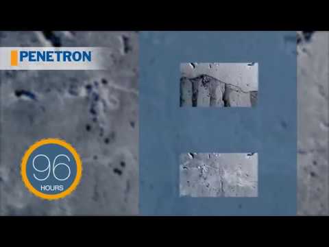 Penetron's Cracking Healing Technology,(Penetron ջրամեկուսիչ նյութ) - YouTube