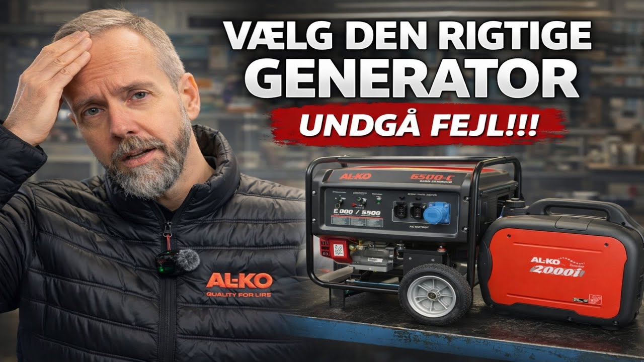Vælg Den Rigtige Generator! | AL-KO Gardentech DK
