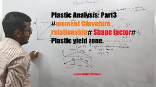 Information Plastic Analysis: Part3 #moment Curvature relation ship# Shape factor# Plastic yield zone. Update