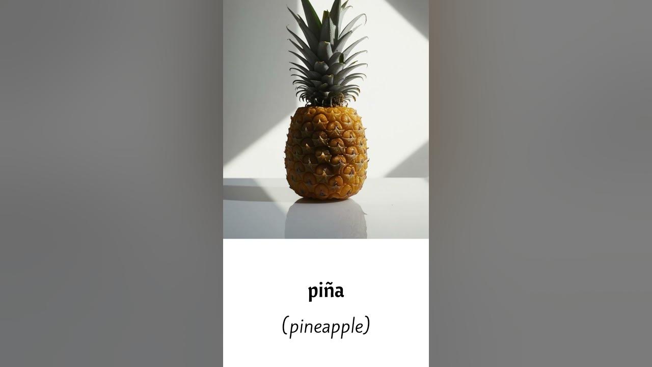 Name of some fruits in Spanish YouTube