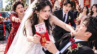 婚禮當天惡婆婆竟拿兩元彩票當彩禮羞辱她，怎料她不忍了當場悔婚，轉身88輛豪車接她回豪門！婆婆全家都徹底悔到發瘋！#短劇#爽劇#逆襲#反轉#葵葵劇場TopDrama screenshot 1