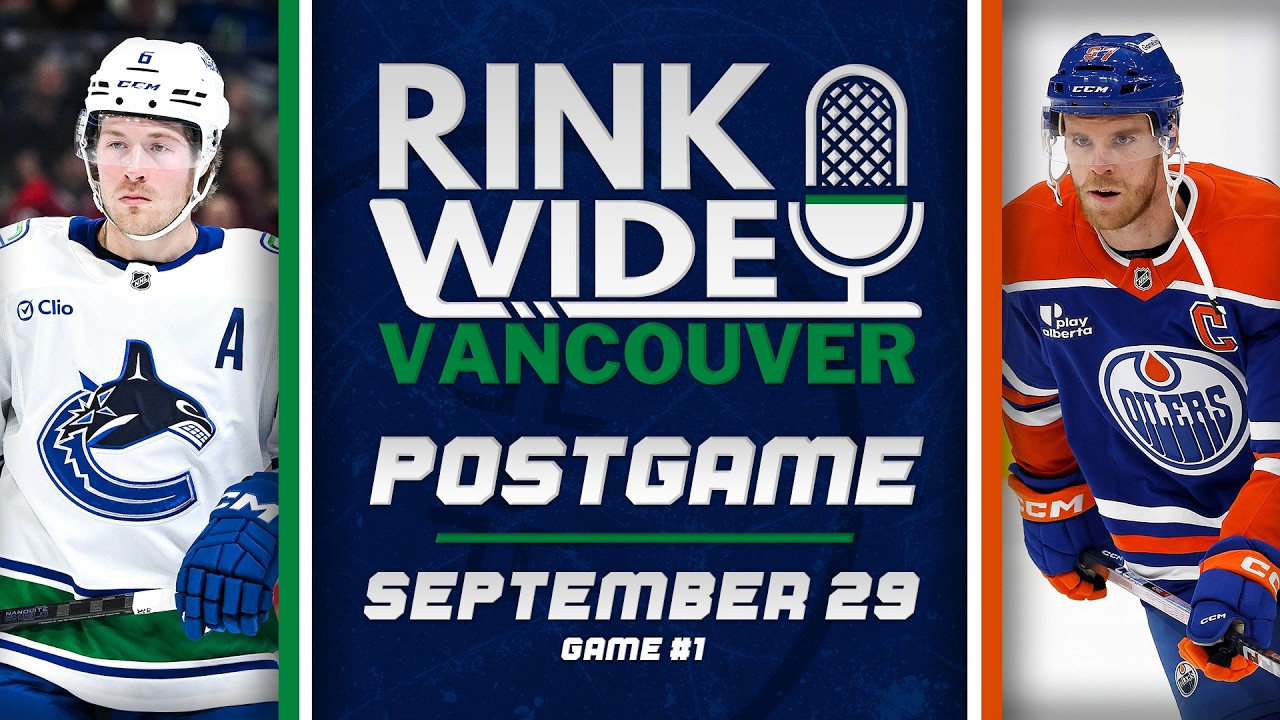 RINK WIDE POSTGAME: Vancouver Canucks at Edmonton Oilers | Game #1  - Sep. 29, 2026