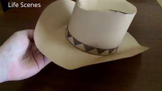 How to Make a Paper Cowboy Hat