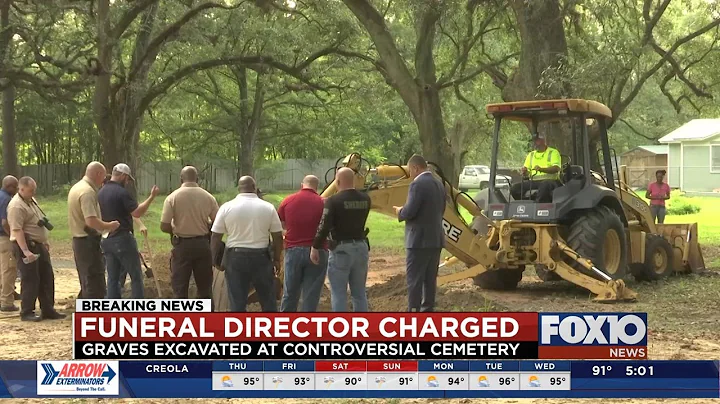Funeral director charged after graves excavated at...