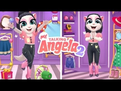 Playing My Talking Angela 2 as @RealKpopFan2458__ gameplay video 6 #mytalkingangela2