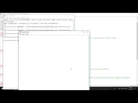 Text Editor With Python Part 1 Demo 1