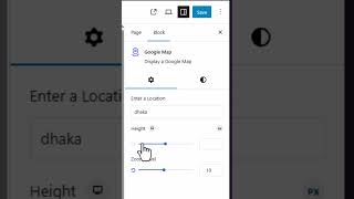How to Save Custom Height in Google Map