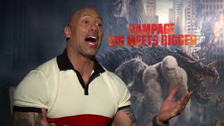 Interview with Dwayne Johnson of Rampage