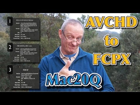 วีดีโอ: ฉันจะแยกไฟล์ AVCHD บน Mac ได้อย่างไร